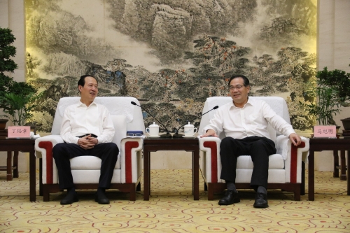 丁焰章拜会襄阳市委书记马旭明市委副书记市长王太晖